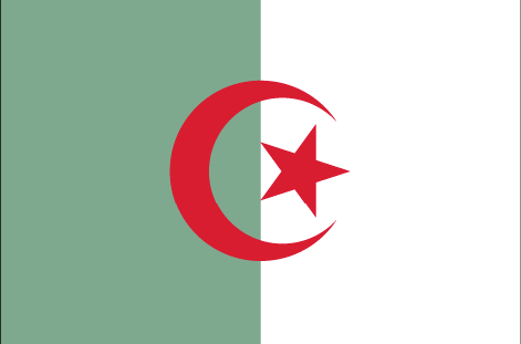 Algeria : Země vlajka (Velký)