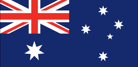 Australia : 国家的国旗 (大)