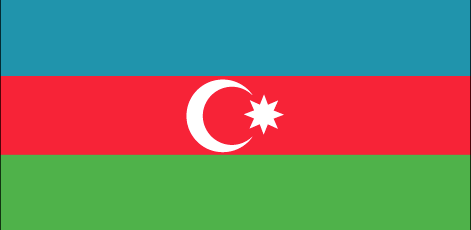 Azerbaijan : Maan lippu (Suuri)