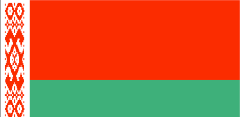 Belarus : Maan lippu (Suuri)