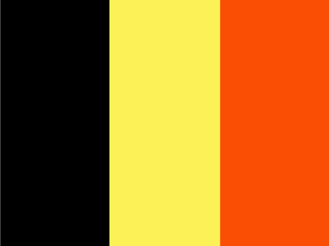 Belgium : Az ország lobogója (Nagy)
