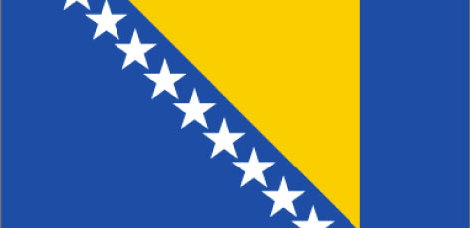 Bosnia and Herzegovina : Maan lippu (Suuri)