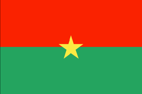 Burkina Faso : Ülkenin bayrağı (Büyük)