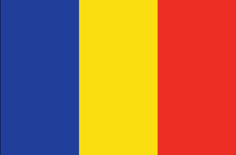 Chad : Země vlajka (Velký)