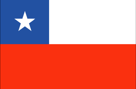 Chile : 나라의 깃발 (큰)