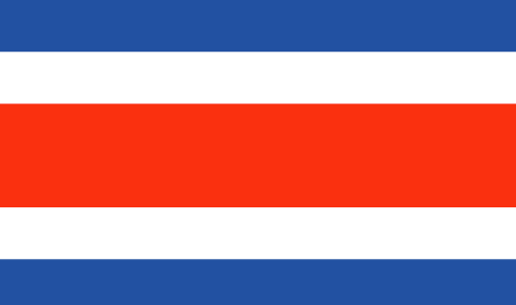 Costa Rica : Flamuri i vendit (I madh)