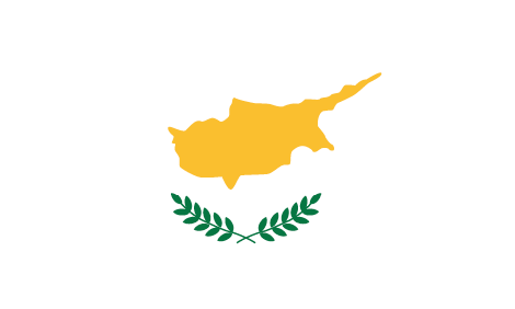 Cyprus : Az ország lobogója (Nagy)