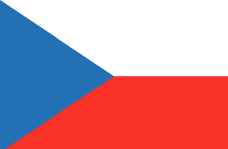 Czech Republic : ქვეყნის დროშა (დიდი)