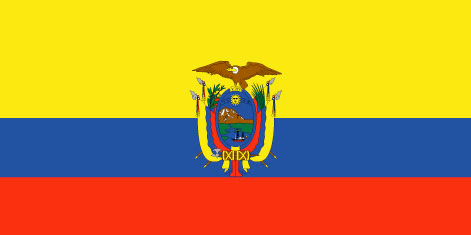 Ecuador : Flamuri i vendit (I madh)