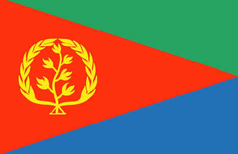 Eritrea : Երկրի դրոշը: (Մեծ)