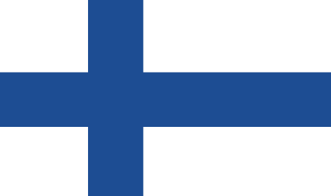 Finland : Az ország lobogója (Nagy)