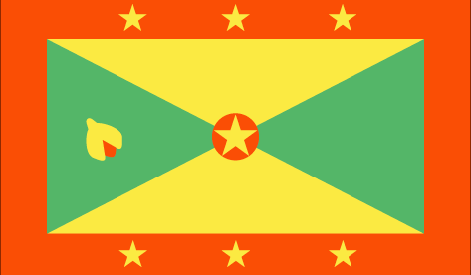 Grenada : Flamuri i vendit (I madh)