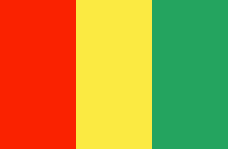 Guinea : Maan lippu (Suuri)