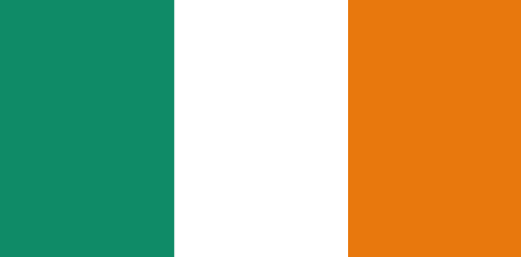 Ireland : ქვეყნის დროშა (დიდი)