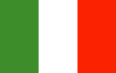 Italy : Baner y wlad (Great)