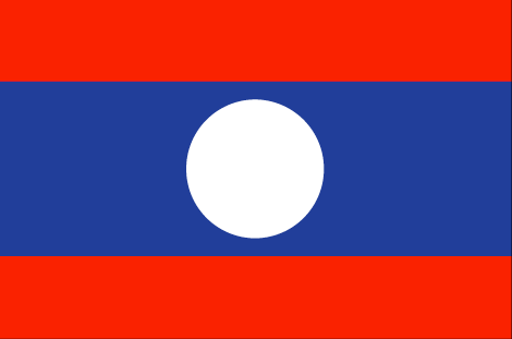 Laos : Ülkenin bayrağı (Büyük)