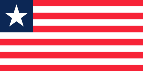Liberia : 國家的國旗 (大)