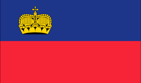 Liechtenstein : 나라의 깃발 (큰)