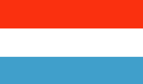 Luxembourg : ქვეყნის დროშა (დიდი)