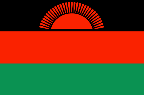 Malawi : Landets flagga (Great)