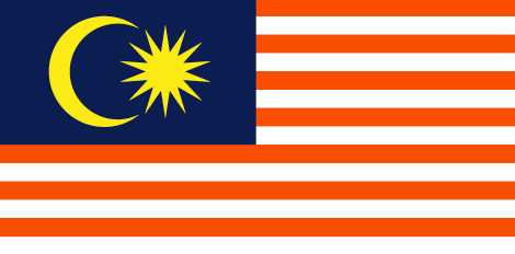 Malaysia : Landets flagga (Great)