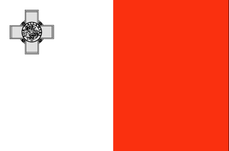 Malta : Maan lippu (Suuri)