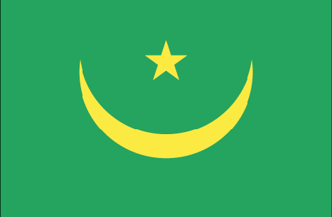 Mauritania : Baner y wlad (Great)