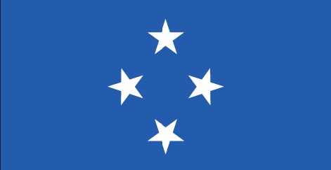 Micronesia : 国家的国旗 (大)