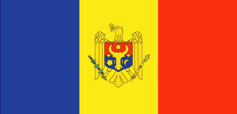 Moldova : Maan lippu (Suuri)