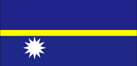 Nauru : Bandeira do país (Grande)