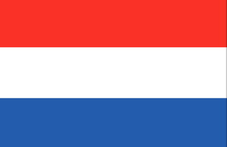 Netherlands : די מדינה ס פאָן (גרויס)