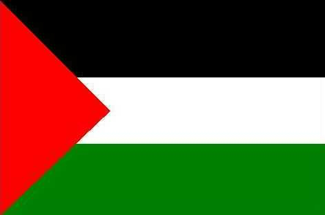 Palestine : Das land der flagge (Groß)