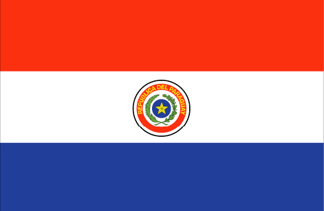 Paraguay : 國家的國旗 (大)