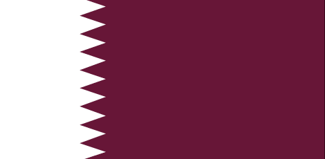 Qatar : Az ország lobogója (Nagy)