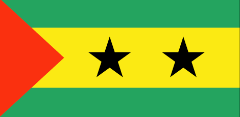 Sao Tome and Principe : Landets flagga (Great)