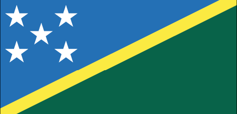 Solomon Islands : Bandeira do país (Grande)