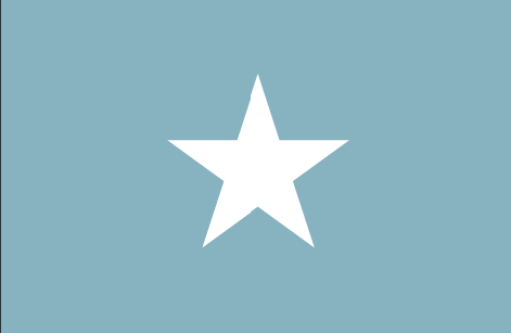 Somalia : Landets flagga (Great)