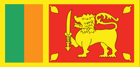 Sri Lanka : Landets flagga (Great)