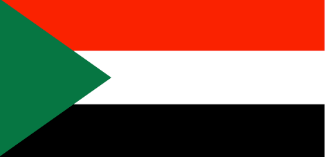 Sudan : Страны, флаг (Большой)