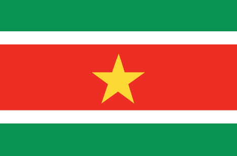 Suriname : Baner y wlad (Great)