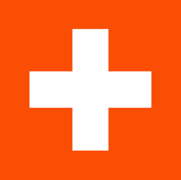 Switzerland : 나라의 깃발 (큰)