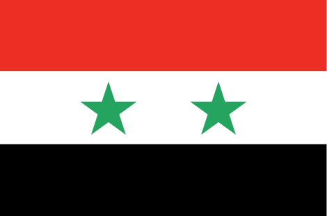 Syria : Landets flagga (Great)