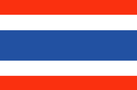 Thailand : Bandeira do país (Grande)