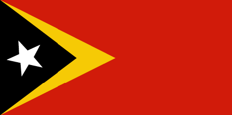 Timor-Leste : Ülkenin bayrağı (Büyük)