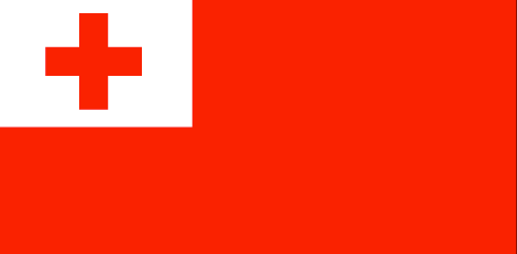 Tonga : 나라의 깃발 (큰)