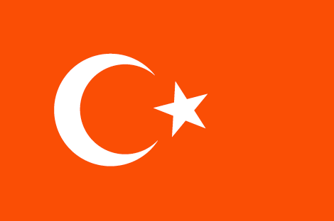 Turkey : Az ország lobogója (Nagy)