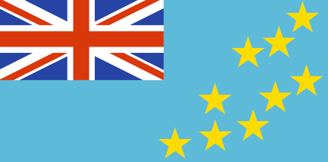 Tuvalu : Bandeira do país (Grande)