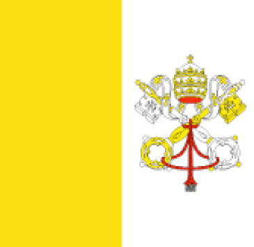 Vatican City : Maan lippu (Suuri)