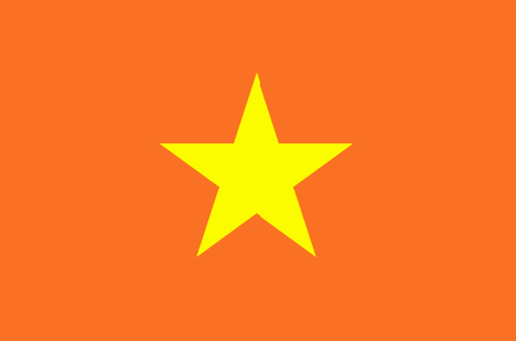 Vietnam : Landets flagga (Great)