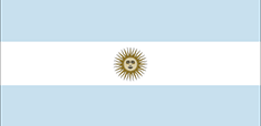 Argentina : Landets flagga
